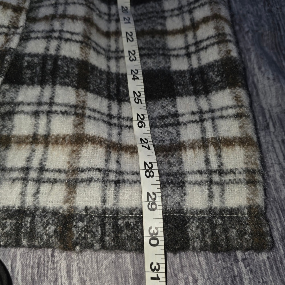 Universal Thread Plaid Shacket Oversized Button D… - image 5